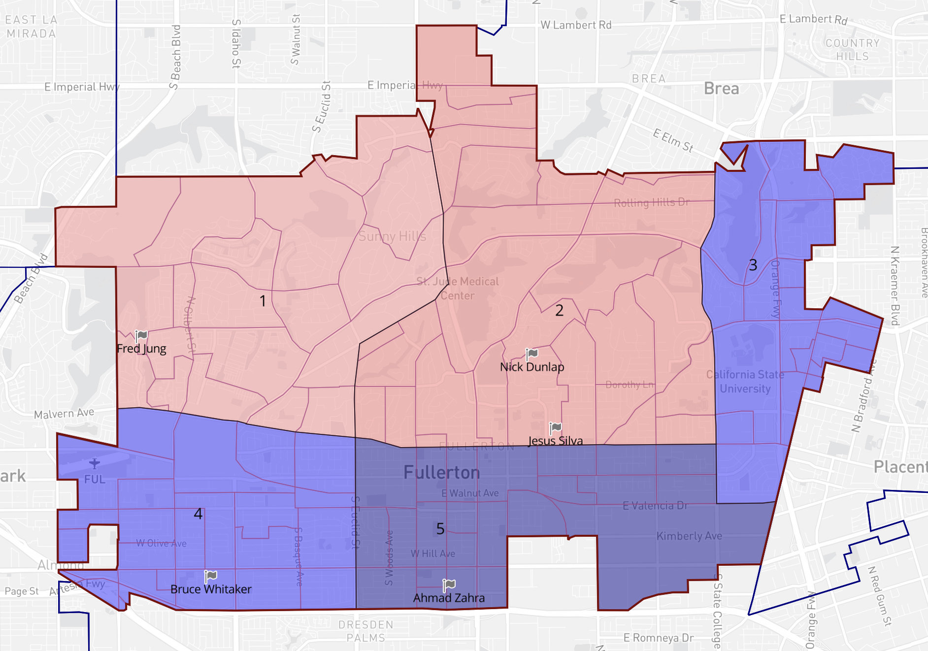 The Political Impact of Council District Maps - Fullerton Observer