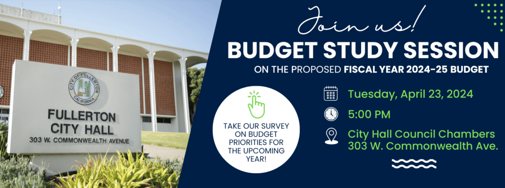 Take the Survey on Budget Priorities for 2024-2025 - Fullerton Observer