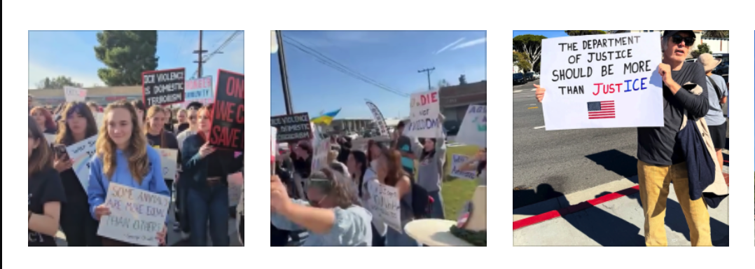 Californians Rally Across Orange County for “Free America Walkout